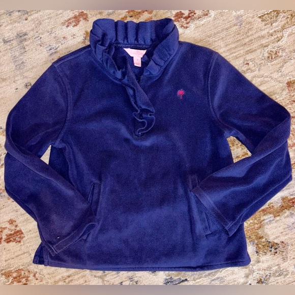 Girls Lilly Pulitzer Navy Sweater - Picture 1 of 2